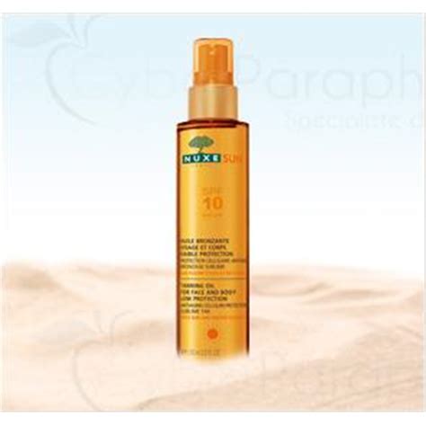 sun spf  face  body bronzing oil  protection ml