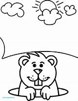 Groundhog Coloring Pages Sheets Kids Print Color Printable Preschool Awesome Wecoloringpage Getcolorings Children Realistic Kindergarten Choose Board sketch template
