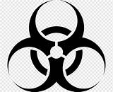 Symbol Waste Hazard Hazardous Biological Sign Color Monochrome Sticker Transparent sketch template