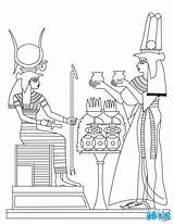 Coloring Egypt Pages Egyptian Hellokids Gods Ancient Goddesses sketch template