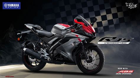 yamaha yzf    dual channel abs launched  rs  lakh team bhp