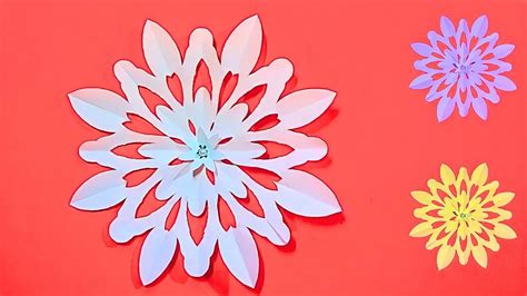 How To Make Paper Snowflakes Paper Snowflakes Easy Snowflakes Diy