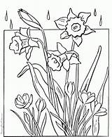 Kolorowanki Wiosenne Ogrodzie Prace Colorat Primavara Adults Dzieci Wiosna Coloringhome Springtime sketch template