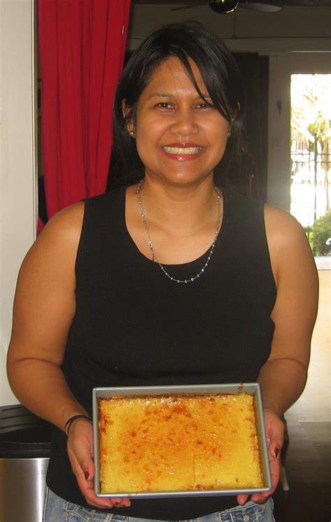 American Filipina Food And Oral History Cassava Cake