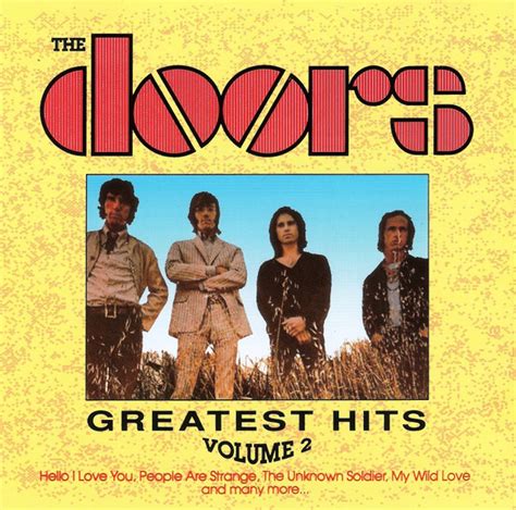 Greatest Hits Volume 2 De The Doors 1991 Cd Duchesse Cdandlp Ref