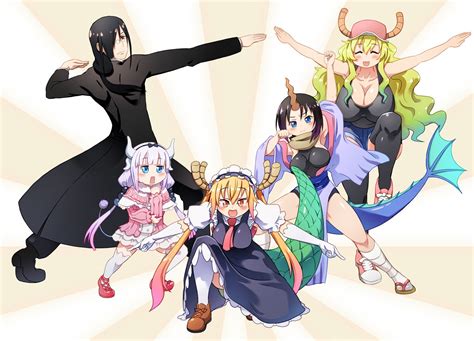 Miss Kobayashi S Dragon Maid Kanna Kamui Quetzalcoatl Tohru Elma