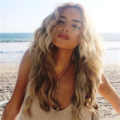 Beach Waves Beautiful Blonde Hair Fashion Girl Hair Hairstyle