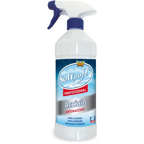 soft soft professional detergente spray acciaio antimacchia ml