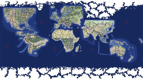 gta  world map topographic map  usa  states