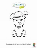 Coloring Passport Kids Sheets Toby Getcolorings Color sketch template