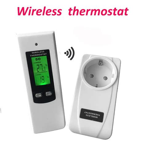 wireless thermostat heating  cooling room temperature controller  remote control