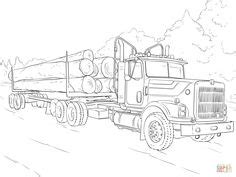 big rig trucks coloring pages painting pinterest trucks coloring