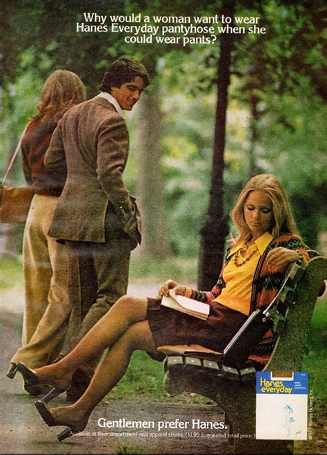 the “sexist” gentlemen prefer hanes adverts of the 1970s and 80s