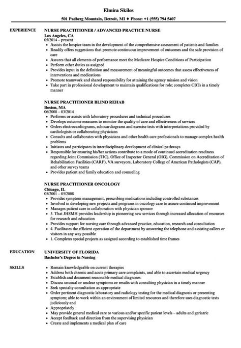 explore    nurse practitioner job description template
