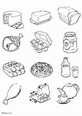 Kleurplaat Alimentazione Voeding Educazione Alimentare sketch template