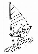 Colorat Windsurf Voile Windsurfen Planche Windsurfing Plaja Enfant Desene P01 Yaz Coloriages Sailboard Planse Mevsimi Ile Boyamalar Ilgili Scoici Nisip sketch template