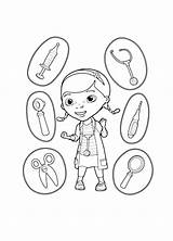 Coloring Tools Pages Doctor Drawing Doc Mini Mcstuffins Aid Band Cooper Medicine Color Getcolorings Lambie Paintingvalley Getdrawings Printable Colorings sketch template