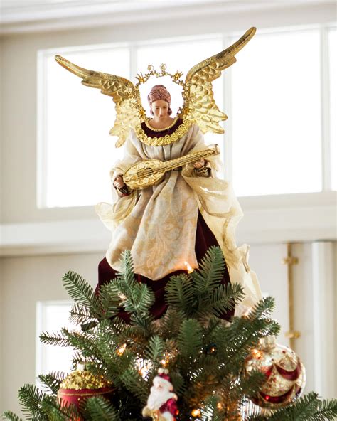 decorating beautiful angel tree topper  christmas decoration ideas retrowanderlustcom