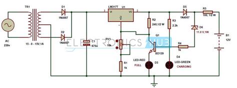 battery charging      transformer   circuit electrical engineering