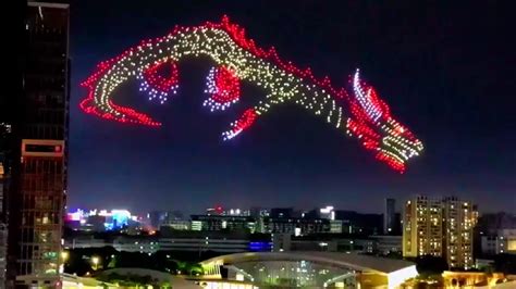 video   day dragon drone show  china  daily universe