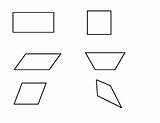 Quadrangles Sort Quadrilaterals sketch template