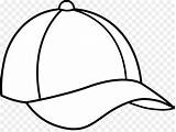 Topi Gambar Putih Bisbol sketch template