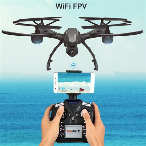 virhuck wifi fpv rc  axis quadcopter flying drone toy gyro hd camera