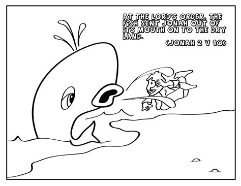 jonah   whale coloring pages  preschoolers  picture