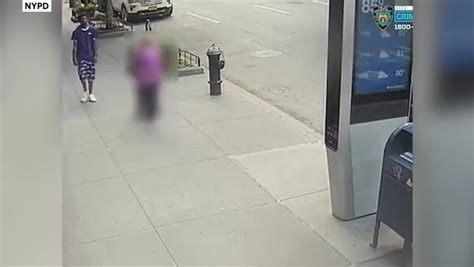 Horrifying Moment Man Shoves 92 Year Old Woman To Ground In New York