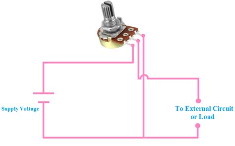 proper potentiometer connection  circuit diagram etechnog
