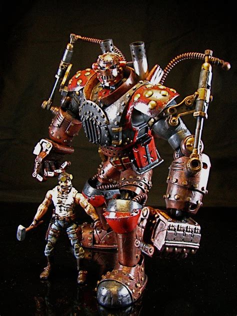 steampunk iron man custom action figure gadgetsin