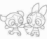 Powerpuff Coloring Pages Girls Blossom Bubbles Chibi Girl Colouring Library Clipart Printable Xcolorings Popular sketch template