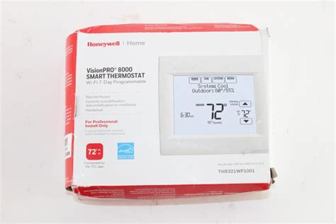 honeywell visionpro  smart thermostat property room