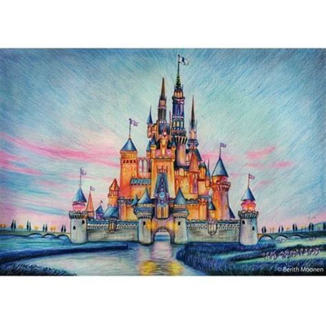 walt disney castle drawing  paintingvalleycom explore collection
