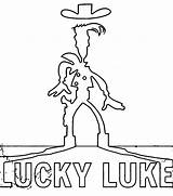 Coloring Lucky Outline Luke Wecoloringpage sketch template