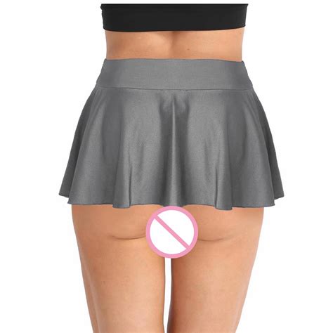 womens mini tennis skirts stretchy active mini skirts with