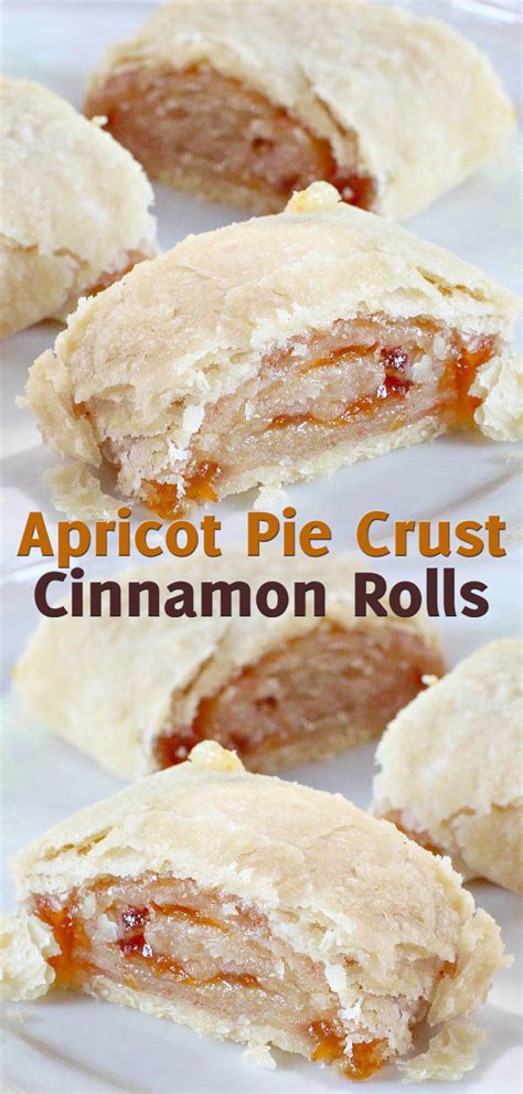 Apricot Pie Crust Cinnamon Rolls