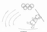 Colorare Olimpici Olimpiadi Giochi Meglio sketch template