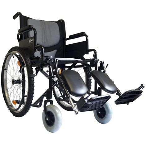 silla de ruedas eko mobility wxttneuepap todo terreno   elevapiernas color negro
