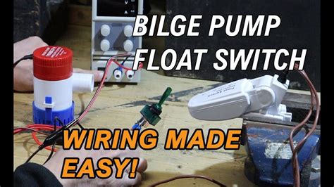 wire  bilge pump  show   wire   manual  bilge pump   float switch