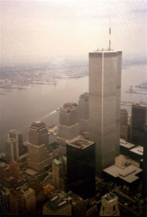 Photo 1988 9 Nyc Sky View Of Twin Towers World Trade