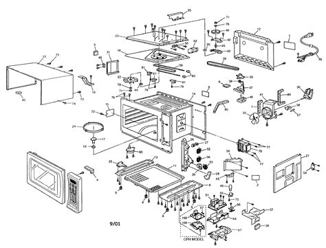 diagram panasonic microwave parts diagram mydiagramonline
