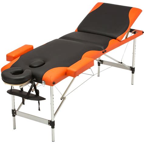 84 L Folding Massage Table Aluminum Frame 3 Fold Portable Massage Bed