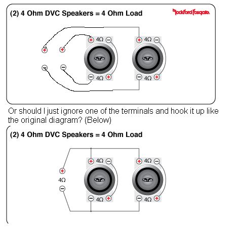 wiring diagram   dual voice coil subwoofer