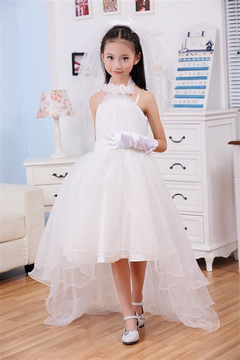 buy  high quality bridal flower girl dress party