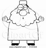 Chubby Muslim Clueless Careless Shrugging Man Clipart Cartoon Thoman Cory Outlined Coloring Vector 2021 sketch template
