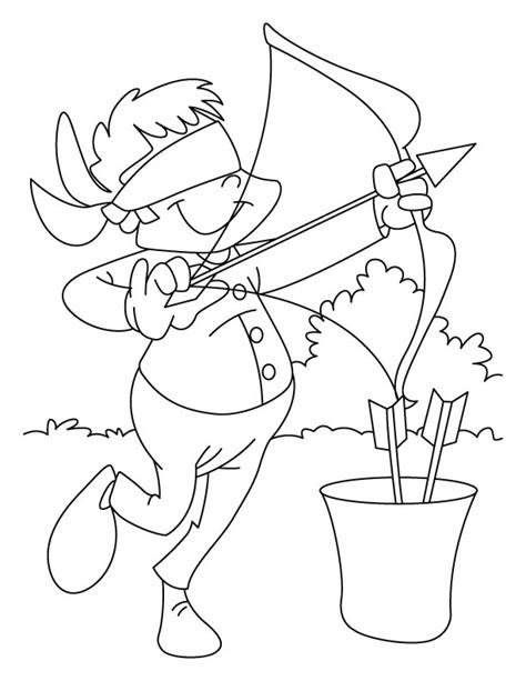 sound judging archery coloring page   sound judging