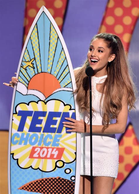 in august she won best female artist at the teen choice awards how ariana grande became a