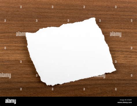 blank piece  paper stock photo alamy