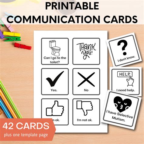 printable nonverbal communication cards